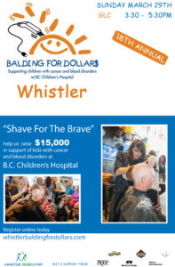 Whistler 2020 B4$ event poster