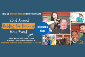 23rd Annual Balding for Dollars Main Event @ Congregation Beth Israel